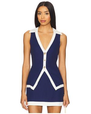 Show Me Your Mumu Top Chaleco Colby En Color Azul Marino Talla En