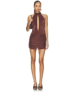 Lovers + Friends Octavia Mini Dress - Brown