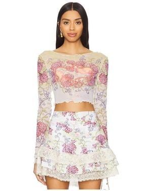 Agua Bendita X Revolve Nelly Crop Top - White