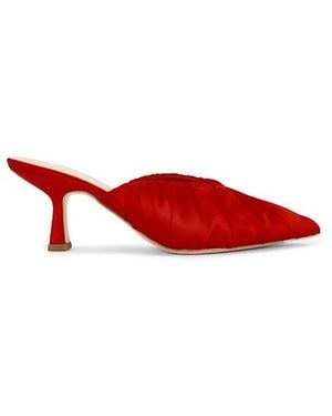 Loeffler Randall Inez Smocked Mule - Red