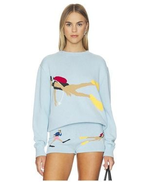 YELLOW THE LABEL Oberteil Diver Knit - Blau