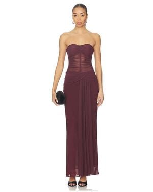 Bec & Bridge Noemi Strapless Dress - Purple