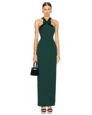 SAU LEE Eloise Gown - Green