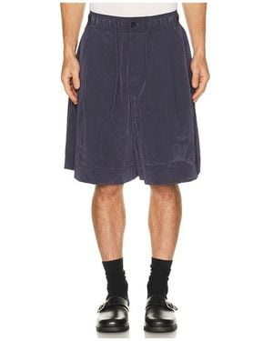 Feng Chen Wang Nylon Cargo Shorts - Blue