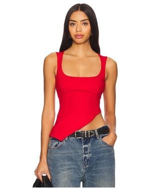 Lovers + Friends Penn Top - Red