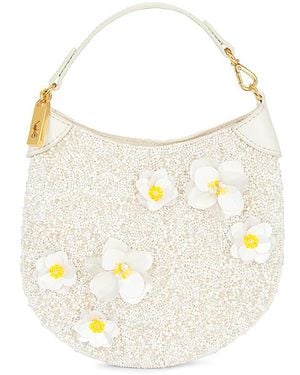 Polo Ralph Lauren Beaded Pouch Small Shoulder Bag - White