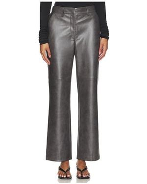 Brochu Walker Namari Vegan Leather Pant - Grey