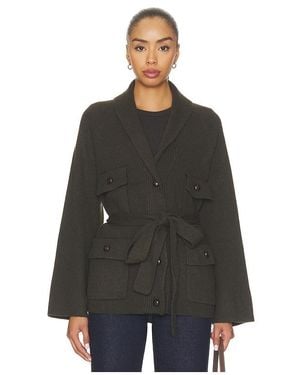 The Great The Commander Riding Cardigan - Black