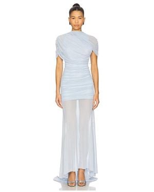 Amanda Uprichard X Revolve Evianna Mesh Gown - White