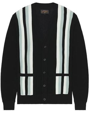Beams Plus Cardigan カーディガン - ブラック