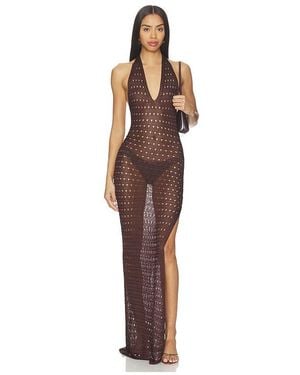 superdown Antonella Maxi Dress - Brown