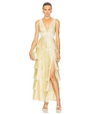 Lovers + Friends Matilda Maxi Dress - Metallic