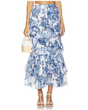 Cinq À Sept Falda Maxi Kandra En Color Azul Talla En