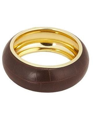 Frasier Sterling Brazalete Croc En Color Marrón Talla