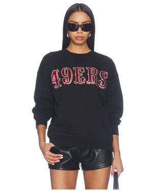 Terez San Francisco 49Ers Marquee Crew Sweatshirt - Blue