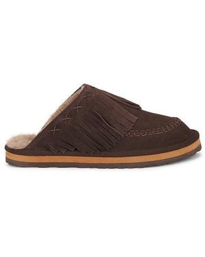Free People Fallon Fringe Mule - Brown