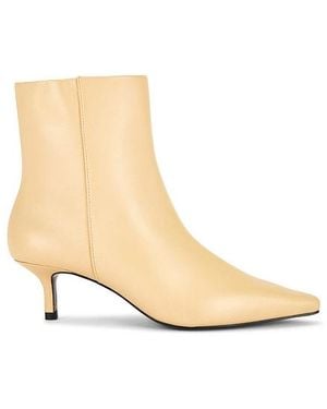 Black Suede Studio Harlow 50 Boot - White
