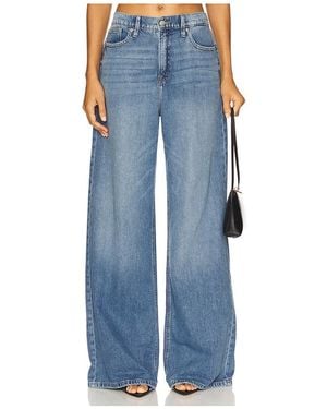 GOOD AMERICAN Good Standard Ease Wide Leg - Blue