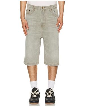Rhude Baggy Traxedo Denim Shorts - Multicolour