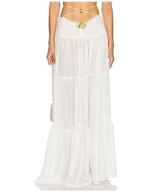 Cin Cin Song Orchid Skirt - White