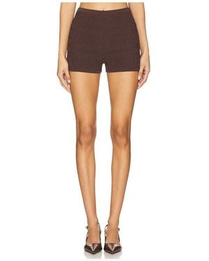 Devon Windsor Short Sexy Lennon En Color Marrón Talla (También En S) - Negro