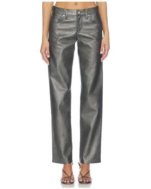 Agolde Pantalones Low Rise Slim En Color Metallic, Talla (También En 24, 25, 26, 27, 28, 29, 30, 33, 34) - Gris