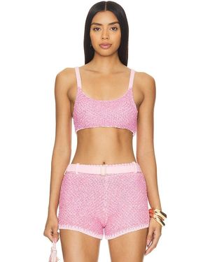 Asta Resort X Revolve Grace Sequin Bralette - Pink