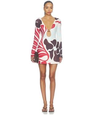 Seven Wonders Eternity Sleeved Mini Dress - Red