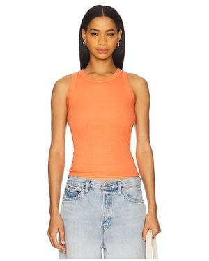 Sundry Tank-Top High Crew - Orange