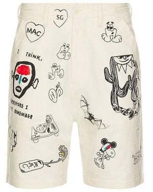 Kardo X Monitaly Tattoo Shorts - Natural