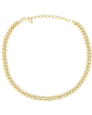 Ettika Flat Chain Necklace - White