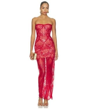 Bronx and Banco Giselle Maxi Dress - Red