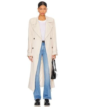 SNDY'S Myka Trench Coat - Blue