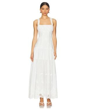 WeWoreWhat Peplum Midi Dress - White