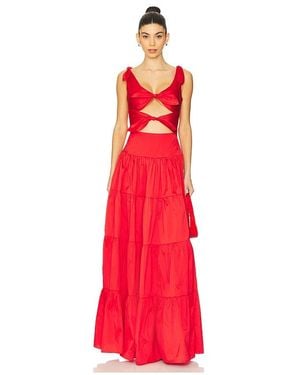 Anna October Aymie Maxi Dress - Red