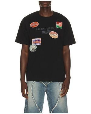Pas Une Marque Luggage Tag Pas Tee - Black