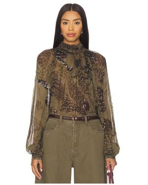 Ronny Kobo Zeina トップ - ブラウン