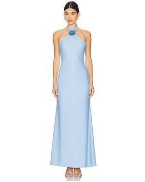 Mariandree Gaitan Daria Dress - Blue
