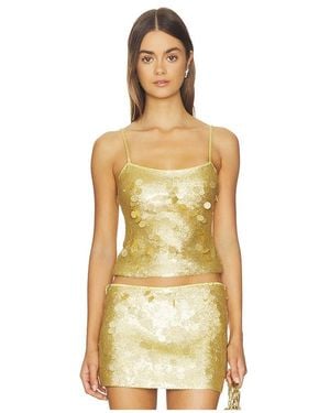 GUIZIO Paillette Cami - Metallic