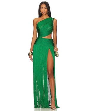 Bronx and Banco Jafari Sierra Sleeveless Gown - Green