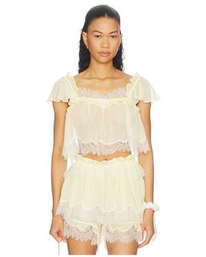 For Love & Lemons Chante Top - Natural