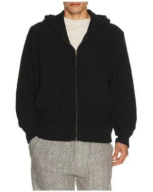 Isa Boulder Node Zip-Up Jacket - Black