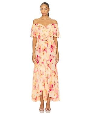 MISA Los Angles Heart Dress - White