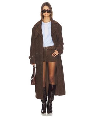 OW Collection Trenchcoat Zade - Braun