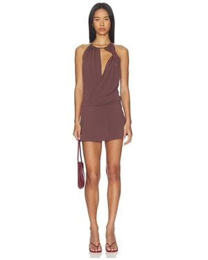 Frankie's Bikinis Cindy Jersey Mini Dress - Red