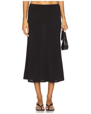 Bella Venice The Jessie Slip Skirt - Black