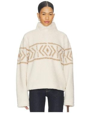 Lovers + Friends Dani Half Zip Pullover - Natural