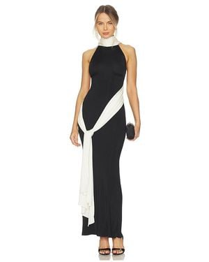 Ilkyaz Ozel Leia Train Dress - Black