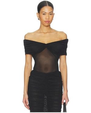 SER.O.YA Imelda Mesh Top - Black