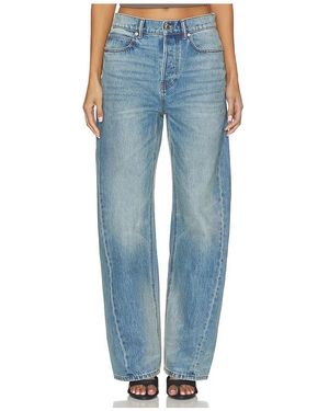 Alexander Wang Float Mid Rise Relaxed Jeans En Color Azul Talla (También En 25, 28, 29)